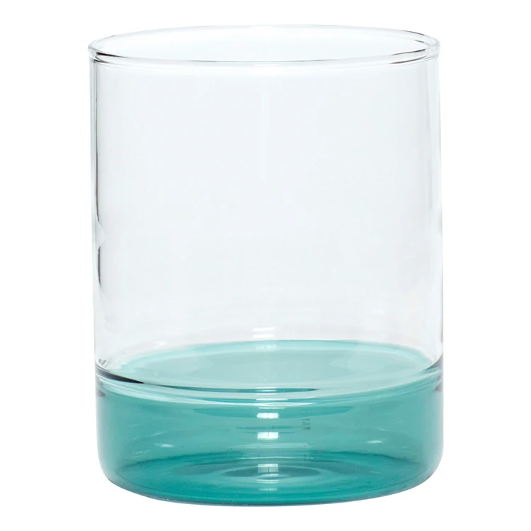 

Customized Heat Resistant Drinking Glasses Borosilicate Pyrex Coloured Glass Mugs Glass Drinking Cups, Customized color