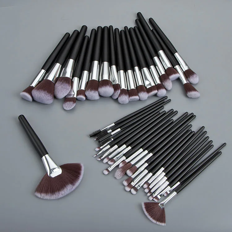 

Luxury Complete OEM Cosmetic Makeup Brush Set 40pcs Eye Shadow Foundation Powder Make Up Brush Cosmetic Beauty Tool Kit with bag