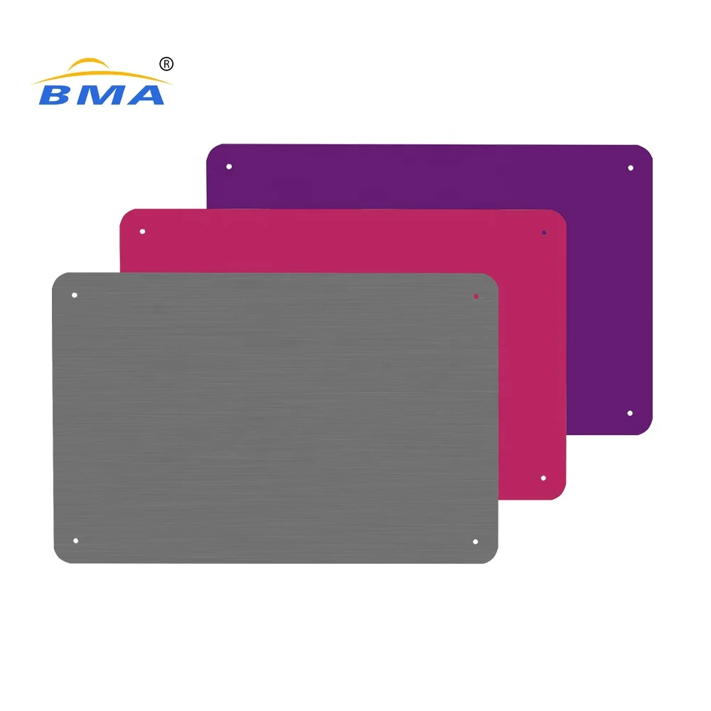 Customized Magnetic Board Magnet Display Bulletin Panel Metal Stainless Steel Decorative Memo Dry Erase for Wall Refrigerator