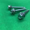 External hexagonal self tapping screw with pointed head drill tail