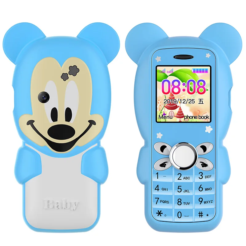 

2020 Amazon Top Seller Kid Children Student Mini BT Fixed Phone Cartoon Cute 2G Telecom SIM Standby Cell Phone