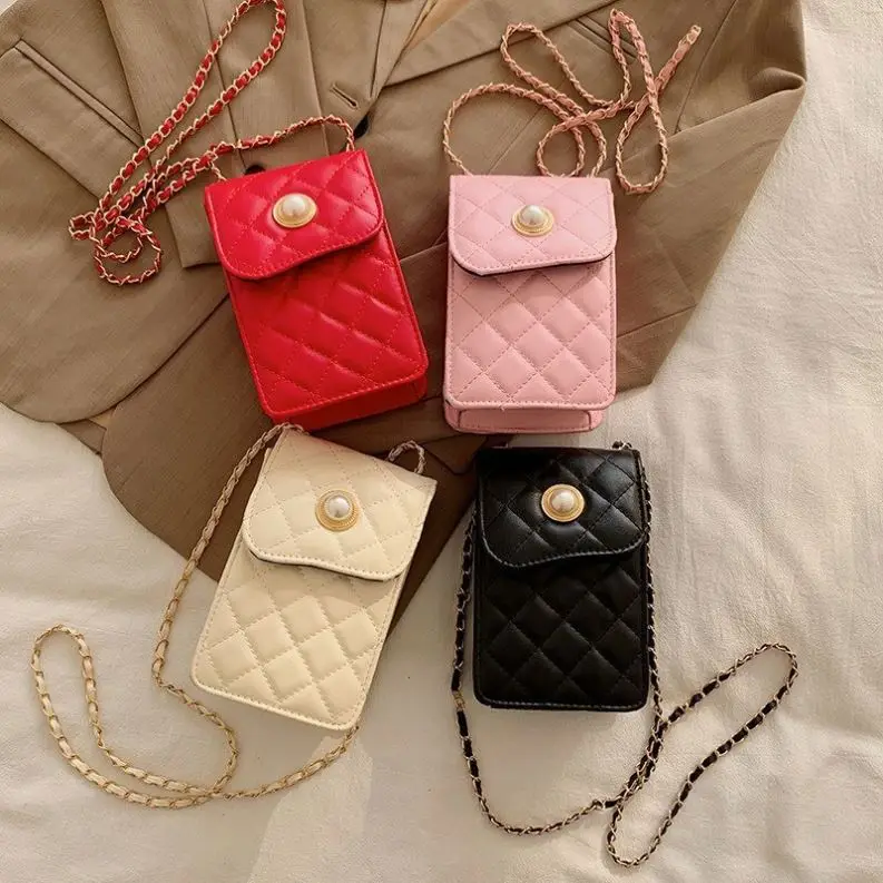 

Luxury Jelly Purses And Handbags For Women PU Red Square Grid Cute Handbag Vendors Fashion Shoulder Handbag 2021