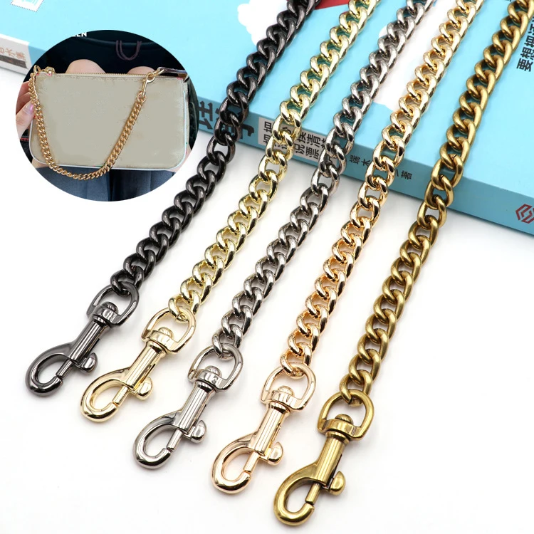 

Meetee B-C113 Multicolor Alloy 9mm Wide Bag Accessories Crossbody Shoulder Strap Round Chain