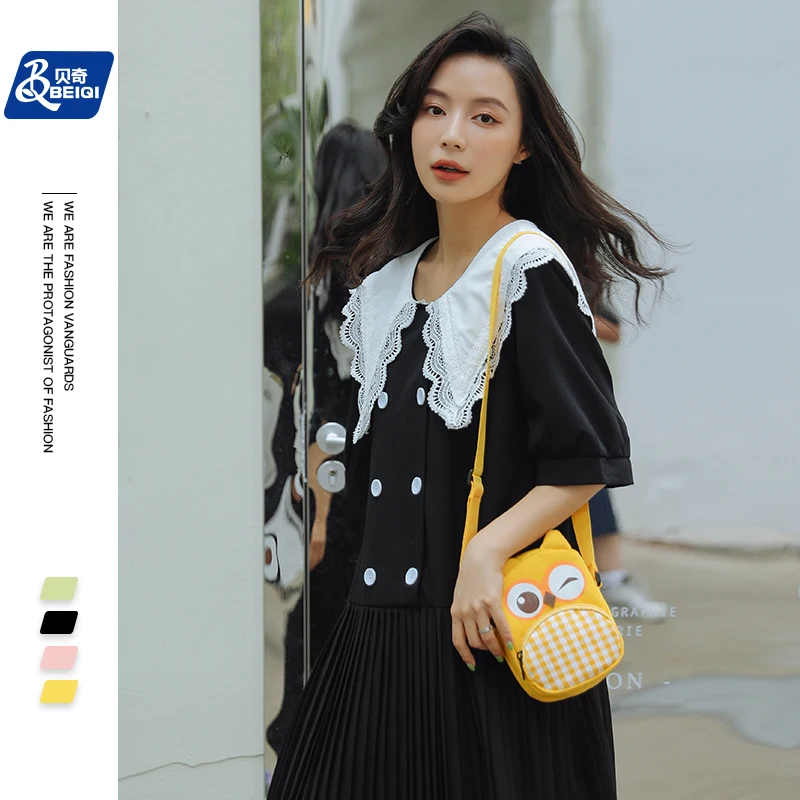

Drop Shipping Cute Cartoon Mini Cat Design Fashion Cute Women Girl Kids Cell Phone Bag Mini Crossbody Purses, Black,yellow,pink,green