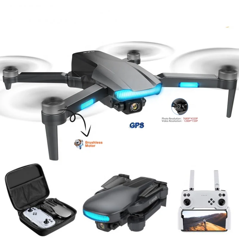 

LU3 MAX GPS Drone coreless 8K Hd Dual Camera Helicopter FPV Dron Foldable Rc Quadcopter 5G Wifi Brushless Motor Drones Lu3 Drone