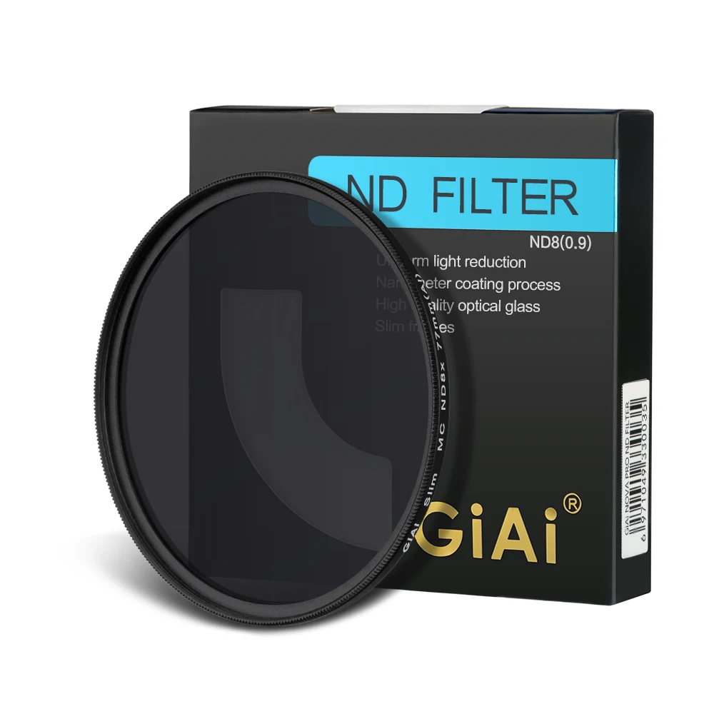 

GiAi 3-stop light reduction 77mm Camera ND filter Neutral density filter ND8 filter