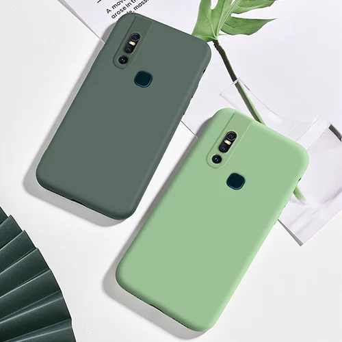 

original tpu silicone soft slim shockproof protective cover for vivo s1 s1 pro back cover, 8 colors