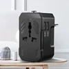 Free shipping new folding travel adapter european to uk plug euro swiss best for worldwide