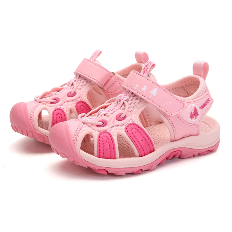 

China Wholesale Breathable Children'S Beach Sandals Kids Leather Sandals, 3 colors