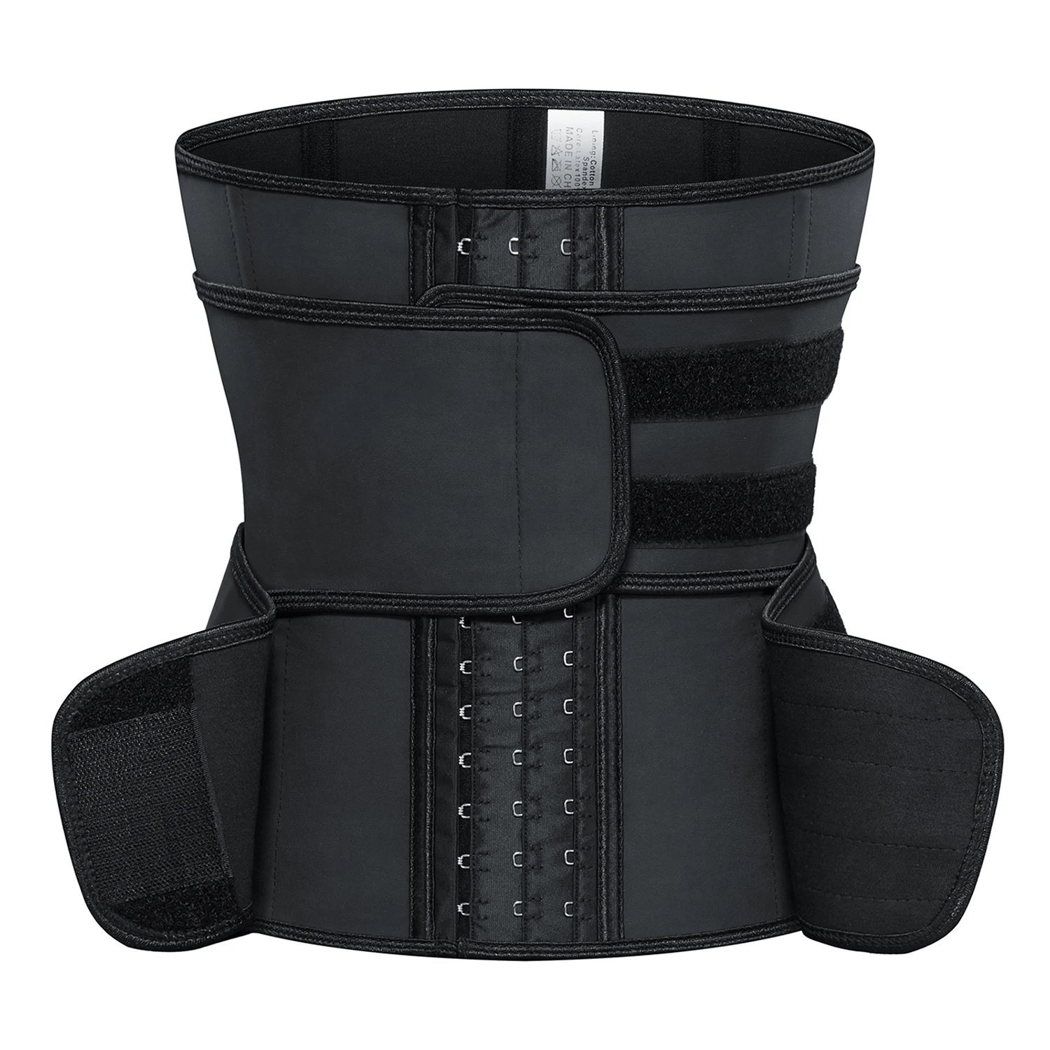 

plus size underwear Workout Gym Latex Corset Waist Trainer For Women, Black