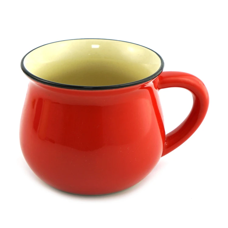 

custom logo high quality shape travel ceramic funny coffee glass mugs