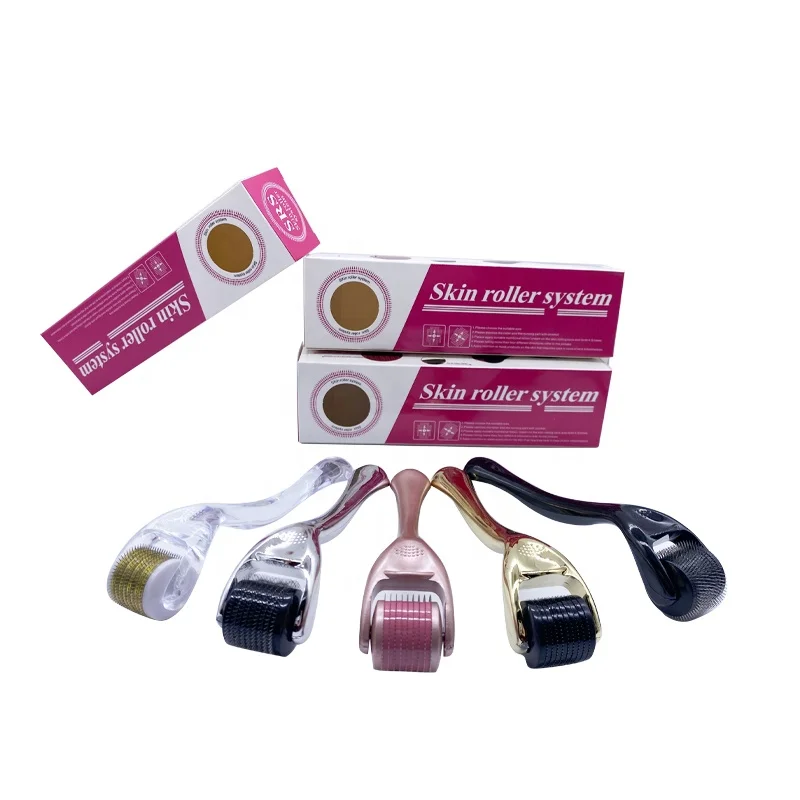 

Beauty Massage Tools 0.5mm Cosmetic Microneedling Instrument 540 Titanium Micro Needle Derma Roller for Face