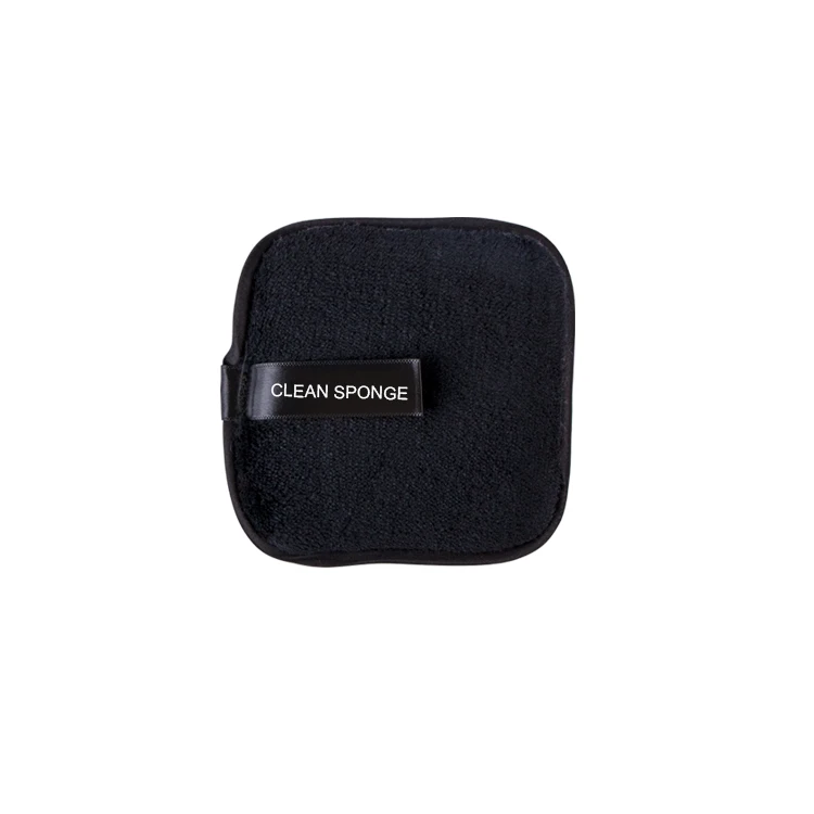 

Circular double-sided OEM washable Microfiber cloth makeup remover pad make up mitts, Custom color