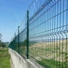 3D Curvy PVC Coated Welded Wire Mesh Fencing/Metal Security Galvanized Fence Panels For Airport