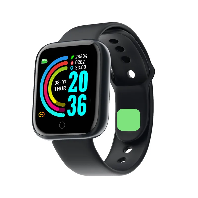 

Y68 Smart Watch Life Waterproof Fitness Tracker Heart Rate Monitor Blood Pressure D20 Smartwatch For Ios Android