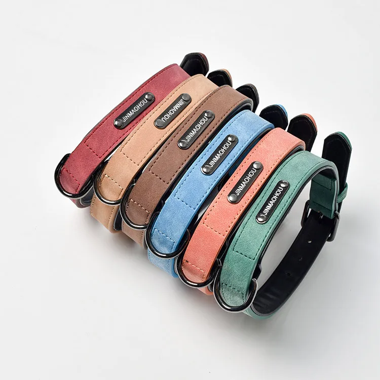 

PLJ-006 Frosted Multicolor Medium And Large Dog Adjustable Traction Collar