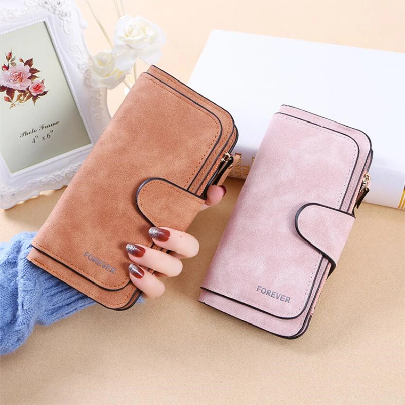 

Korean colorful multi function trifold wallets women purse for young lady, Red,black,light blue, brown, gray. pink