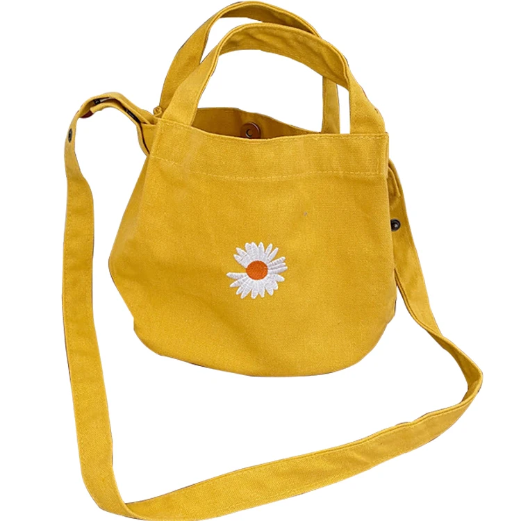 

Premium OEM Twinkle Women Crossbody Portable Canvas Casual Tote Bag For Girls