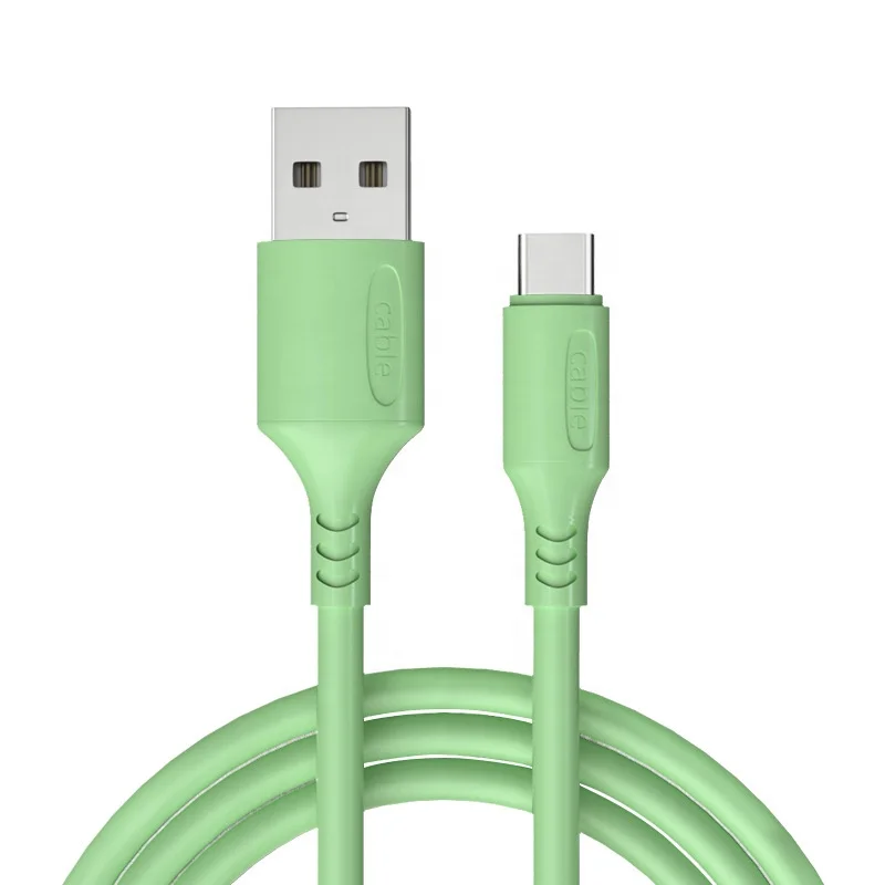 

Type-c Andriod Cable Color Liquid Silicon Dioxide Usb Charger Data Cable