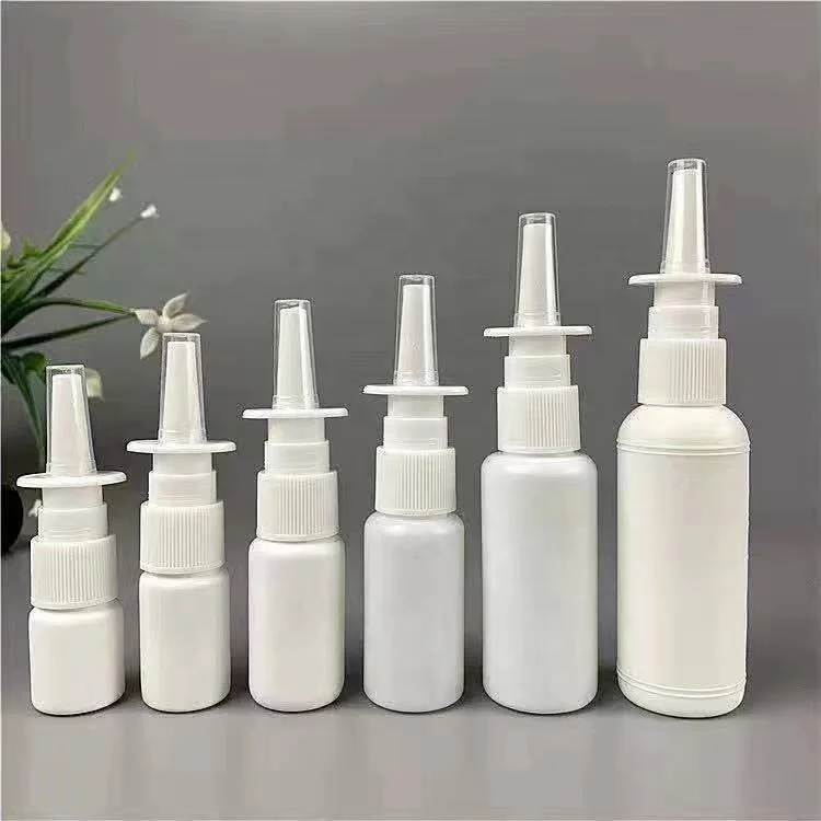 

BPA Free 10ml 20ml 30ml 50ml 60ml HDPE PE Long Nozzle Nasal Spray Bottle