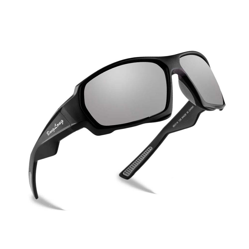 

2020 ready stock men driving sun glasses fashion TR90 frame polarized sports sunglasses, Custom color