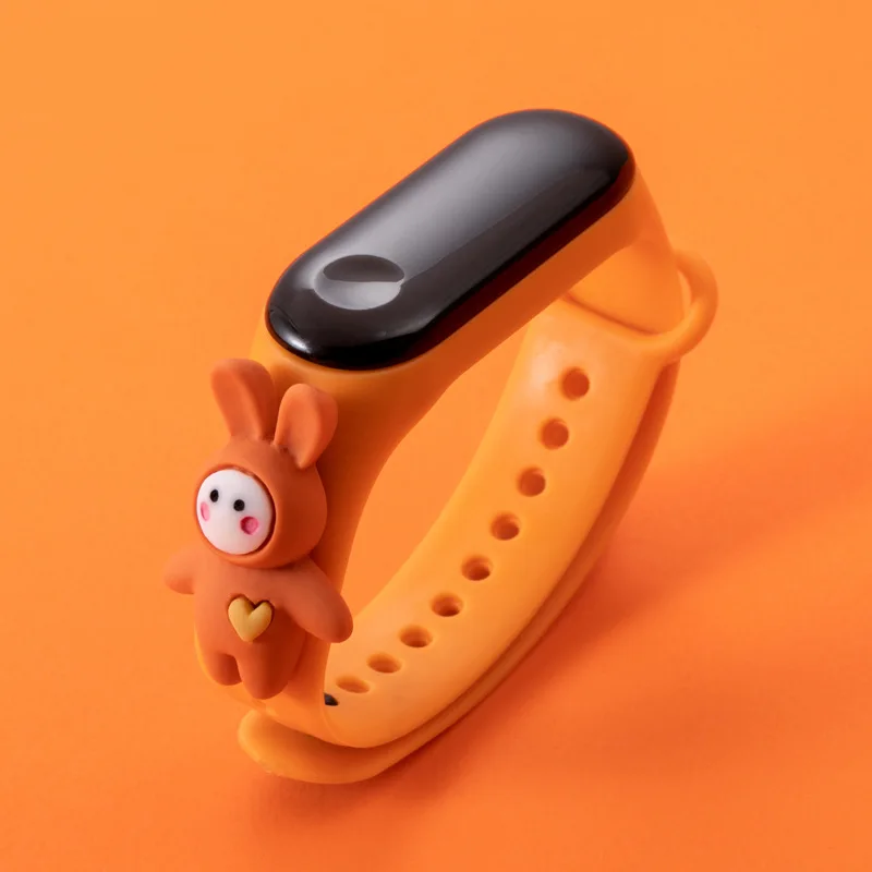 

Hot selling Kids cheap Sports lovely cartoon touch wrist Digital led with customized Doll Girl Boy Led Touch Silicone Watch