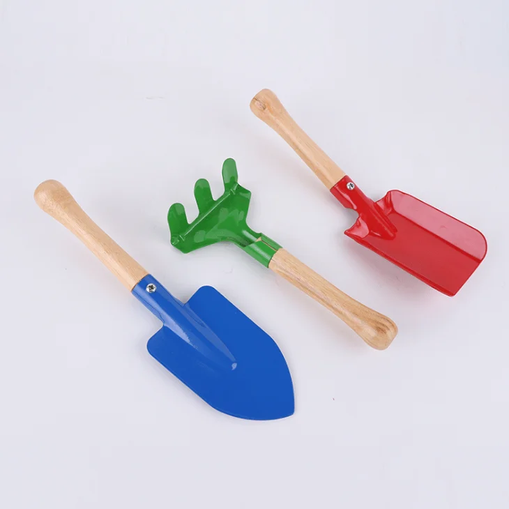 

Hot Selling 3pcs Painting Colors Kids Hand Mini Gardening Tool Set ZGJ-0402