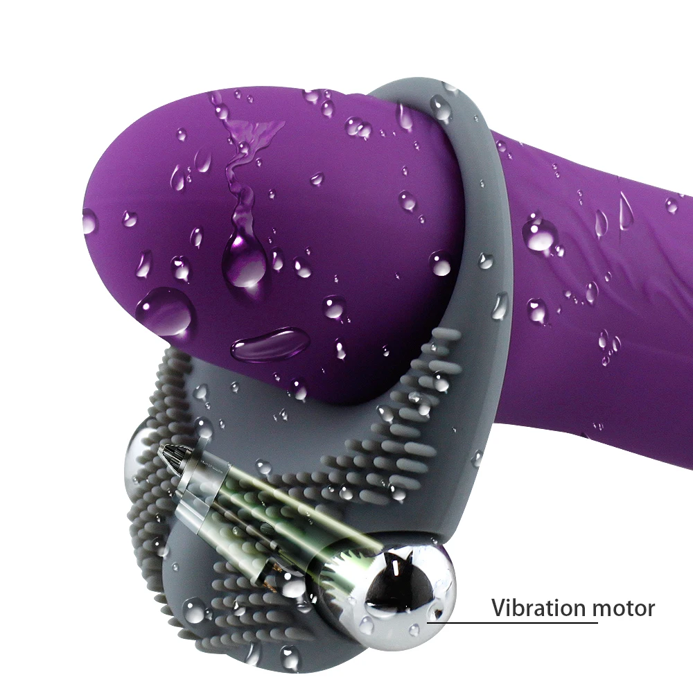 Bullet Vibrator Penis Vibrating Ring Delay Ejaculation