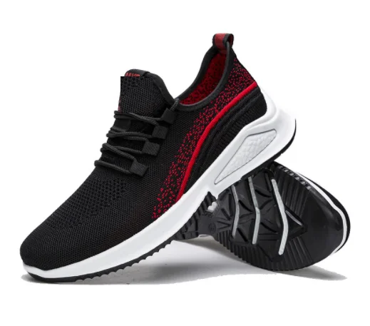 

Custom Size Wholesale New Model Soft Sole Breathable Men Running Sport Shoes, 3 colors