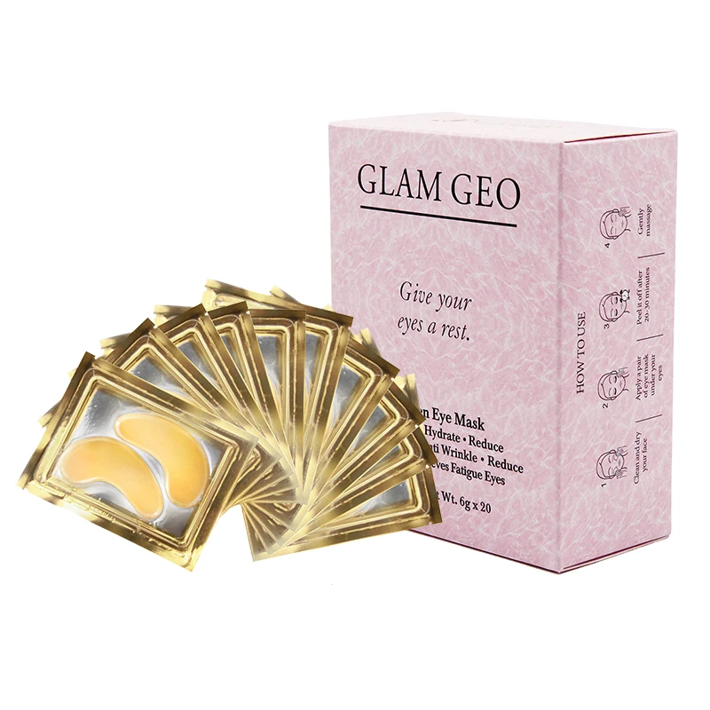 

24K Gold Collagen Gel Eye Treatment Mask For Dry Eyes Anti Wrinkle Eye Mask