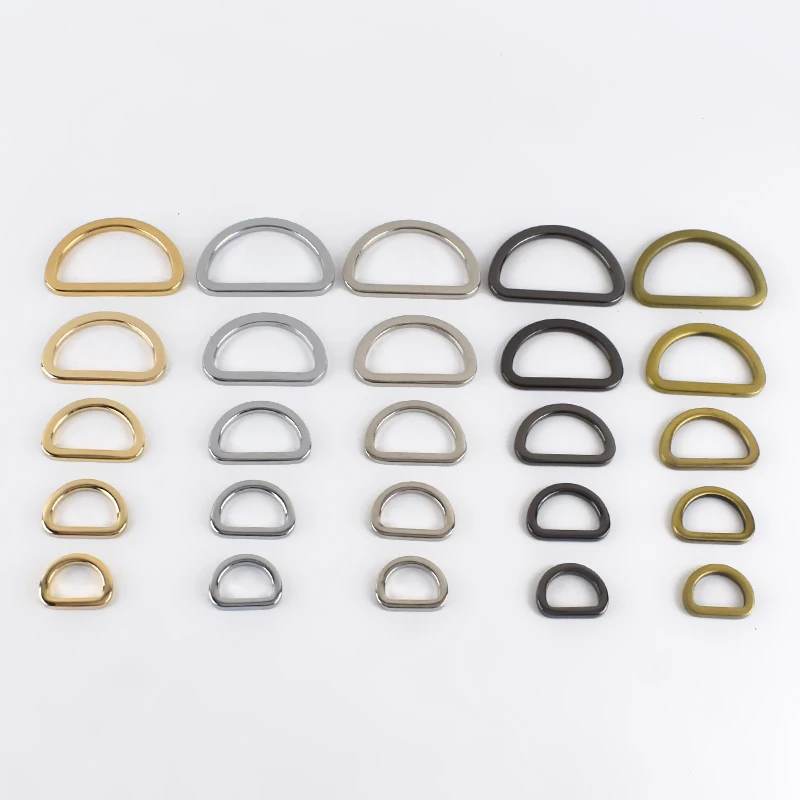 

Deepeel KY503 16/20/25/32/38mm Handbag Hardware Accessories DIY Bag Flat Ring For Purse Chain Webbing Connection Buckles D Ring