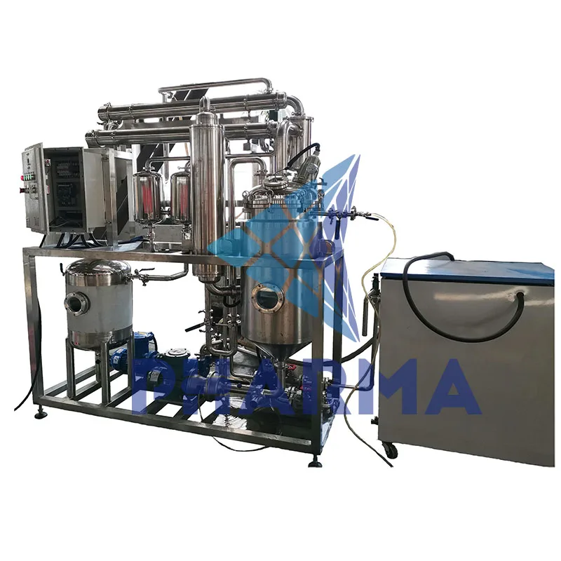 100L vacuum rotary evaporator hemp oil extractor machine