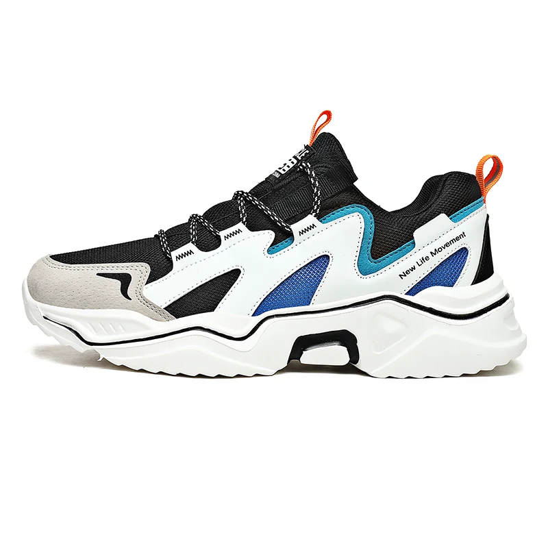 

Hot New Chunky Sneakers Men Shoes 2021 Mesh Breathable Lightweight Sports Running Shoes Trend Thick Sole Male Athletic, 3 colors
