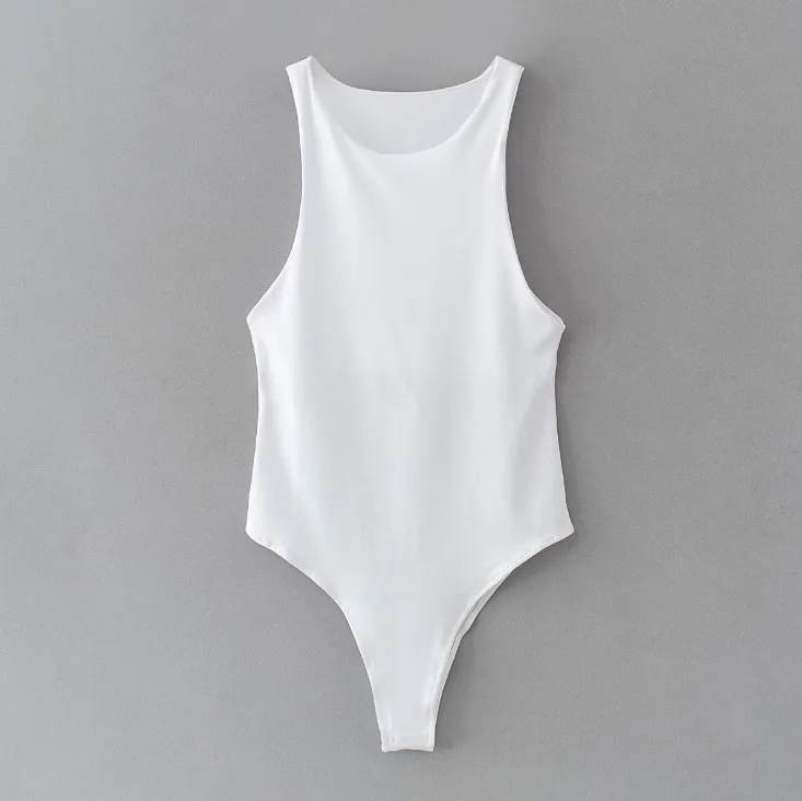 Custom Summer Sleeveless Tank Bodysuit Women Bodysuit Jumpsuit Buy