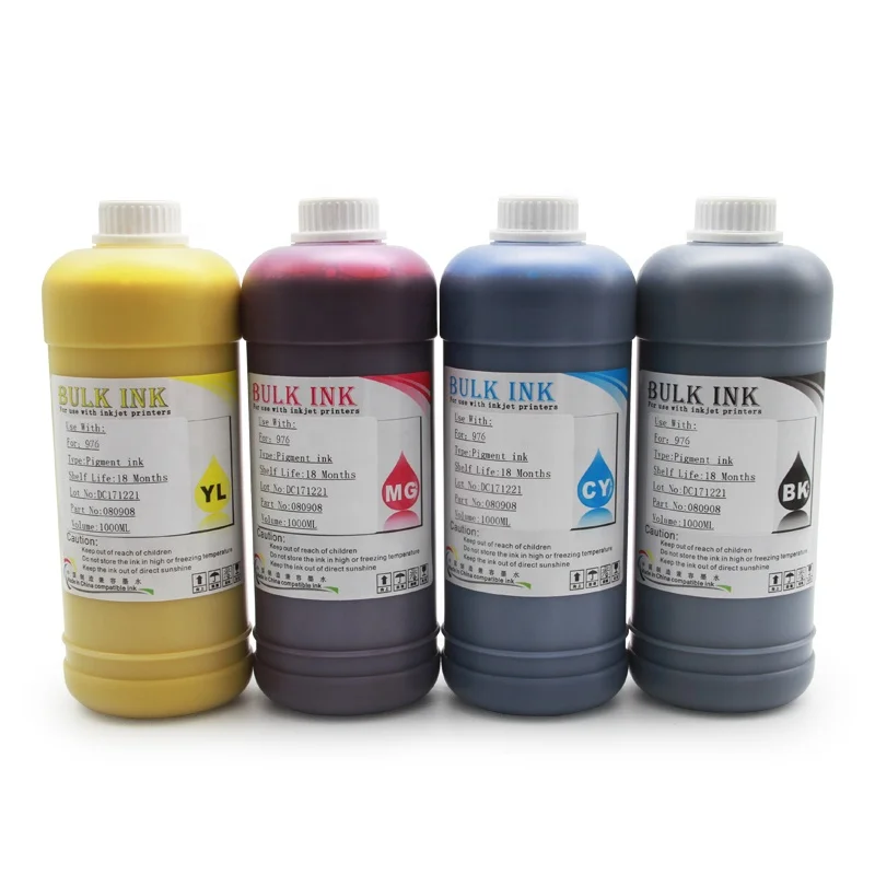 

Ocbestjet 4 Colors 500ML Per Bottle Universal Dye Ink For Canon Refill All Desktop Printers