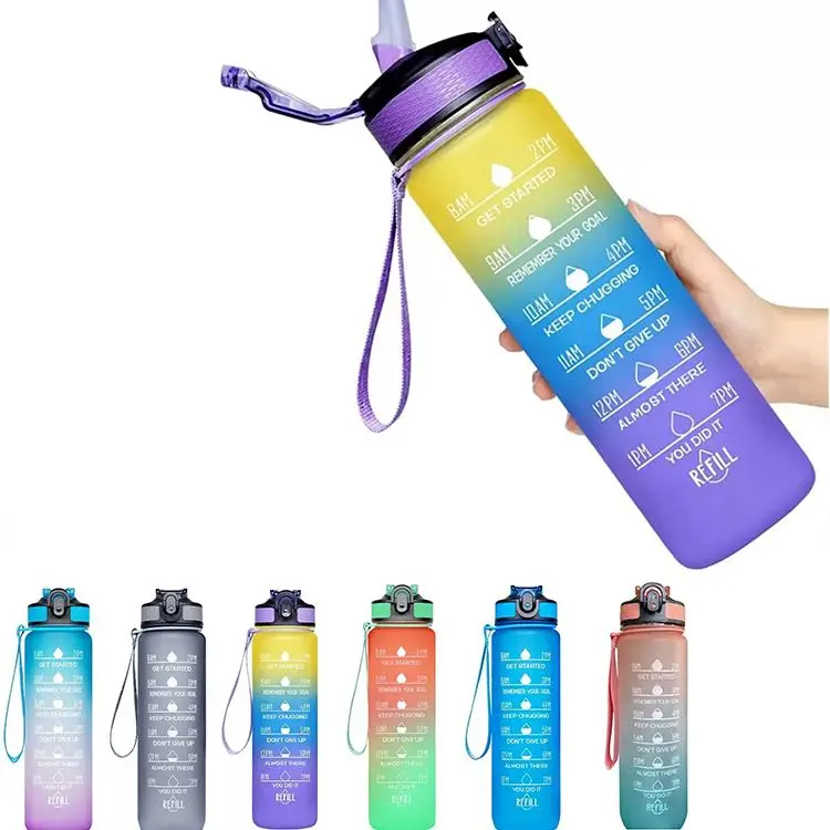 

Top Supplier Large Water Bottle With Handle Strap Water Bottle Sport Jug Leak-Proof Private Sport Bottle, Custom water bottle