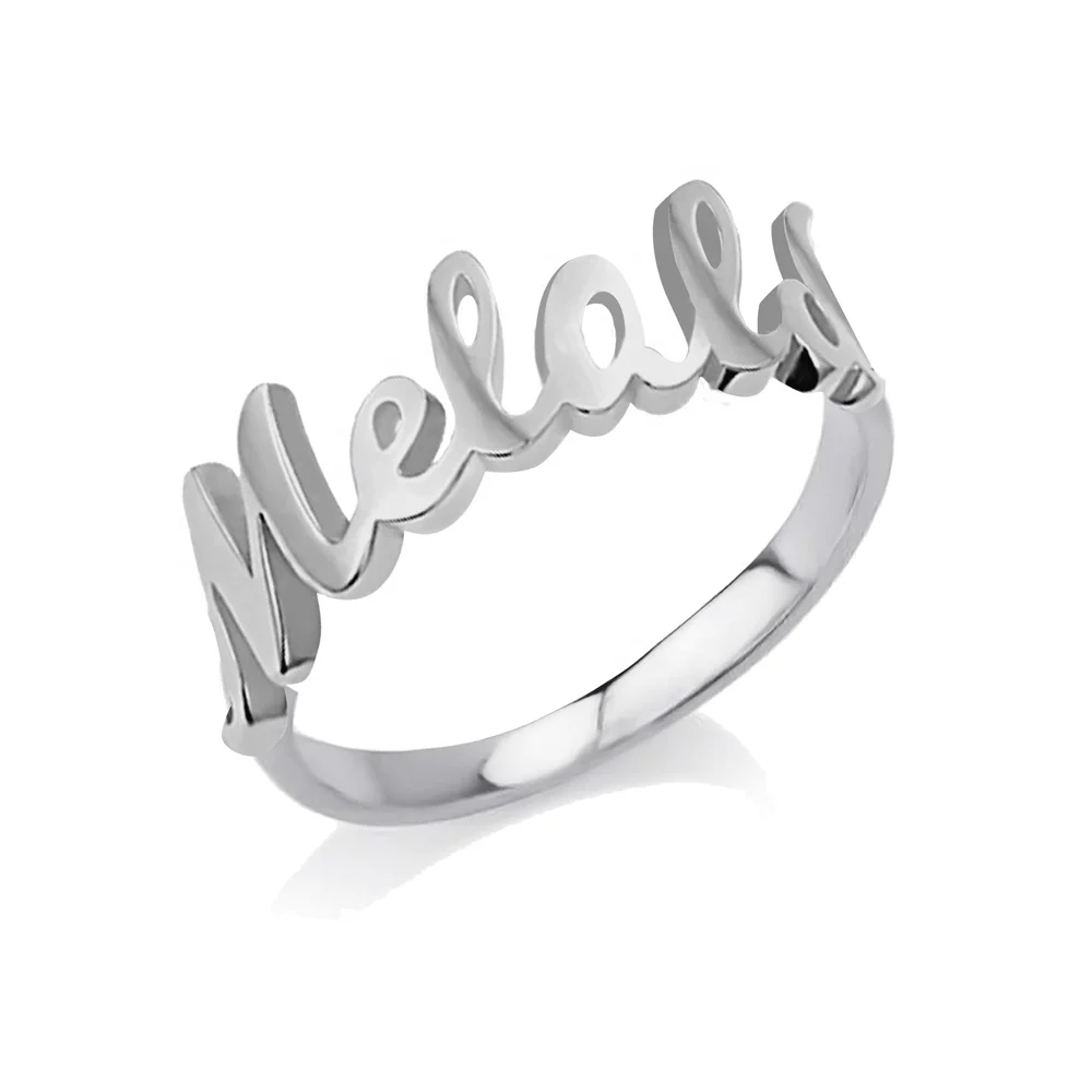 

Hot Selling Cheap Stainless Steel Gold Custom Ring Designs For Girls With Name, Gold/silver/rose gold