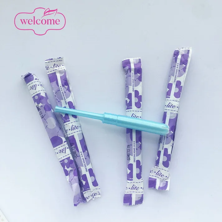 

Private Label GOTS Certified Organic Cotton Tampon Comfort Silk Touch Feminine Hygiene Tampons Plastic Applicator