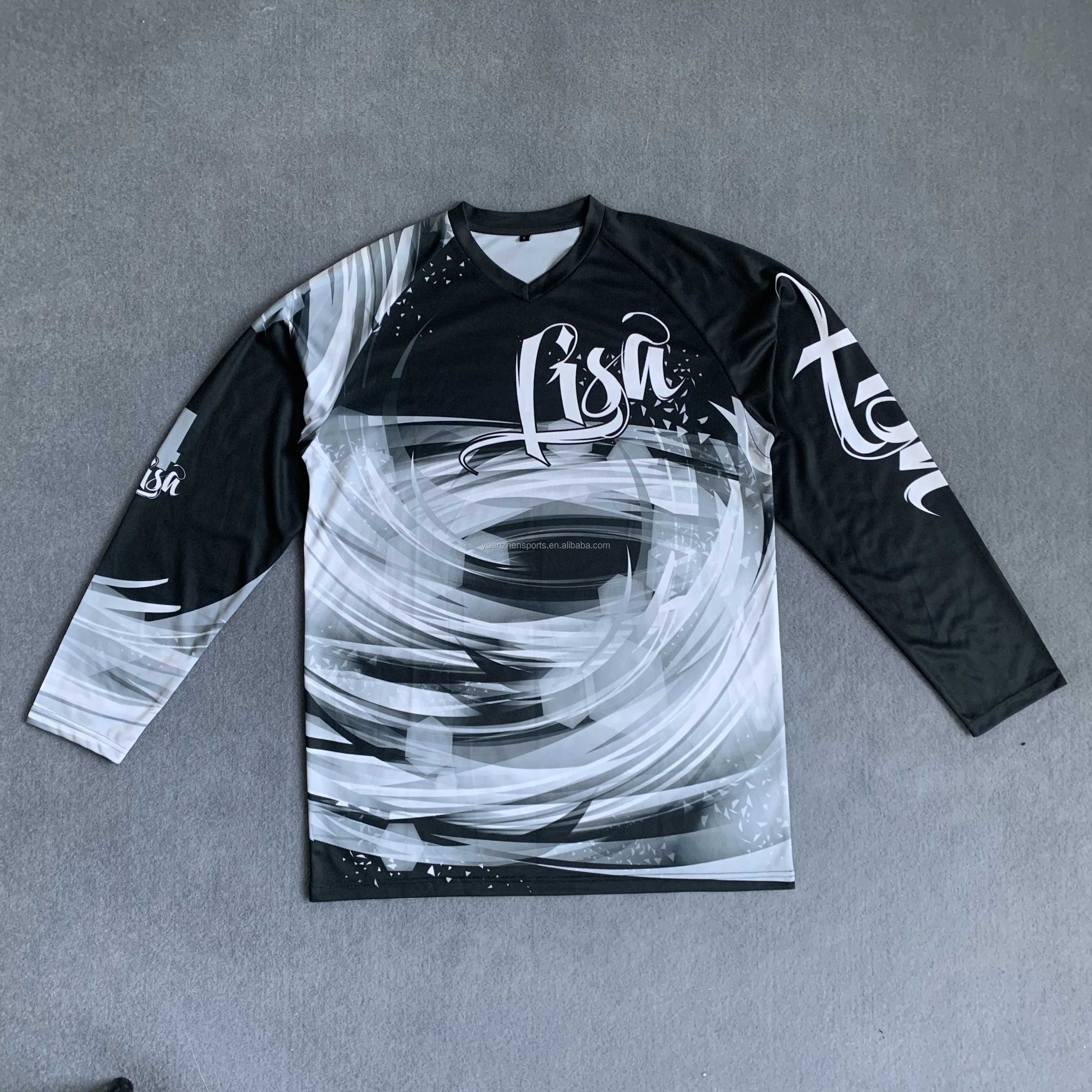 

high quality sublimation printing motorcycle jersey