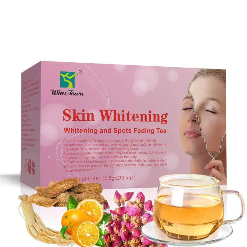 

Winstown Skin whitening brighten tea Organic Herbal healthy Natural smooth beauty supplement health drink improve immunity Tea