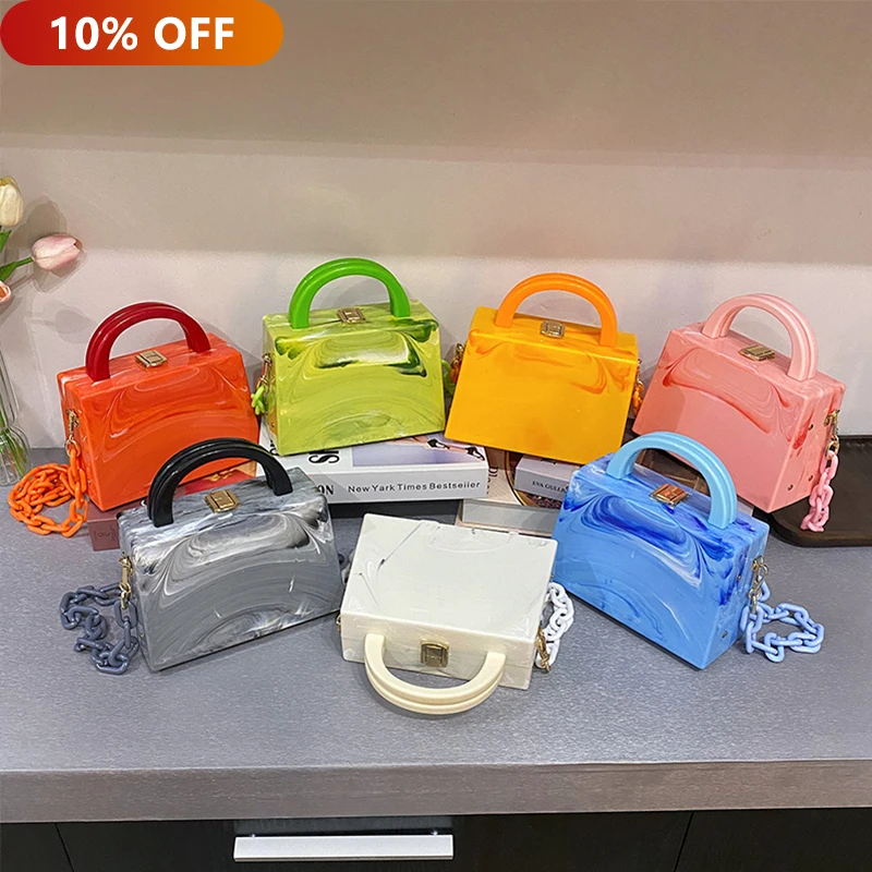 

Women Messenger Bag Acrylic Tote Fashion Luxury Women Handbag New High quality PVC Ladies Hand Bags
