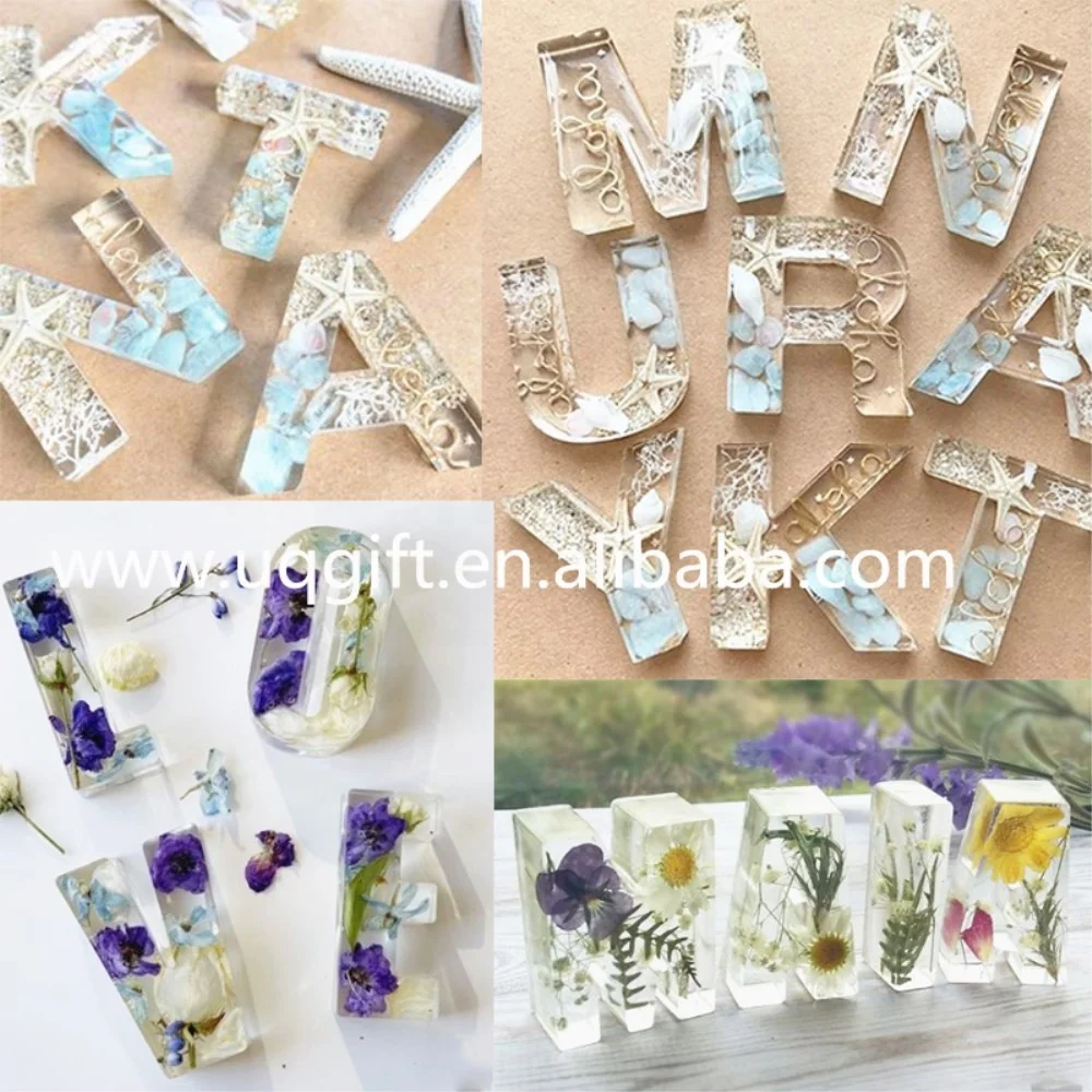 
Custom Monogram Resin Keychain Alphabet A-Z,Initial Colorful Sequined Enamel Resin Acrylic 26 Letters Tassel Car Key ring 