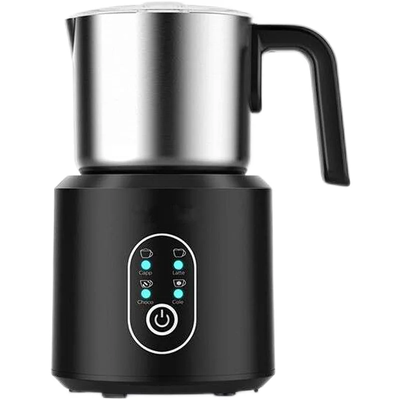 

Household Automatic Milk Frother Stainless Steel Handheld Foam Maker for Coffee and Latte Electric Milk Steamer, Black