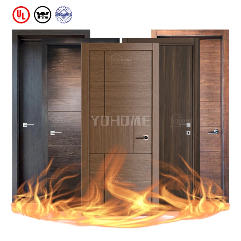 

Guangdong internal modern fire doors bedroom entrance fire rated doors for hotels modern wood doors interior room