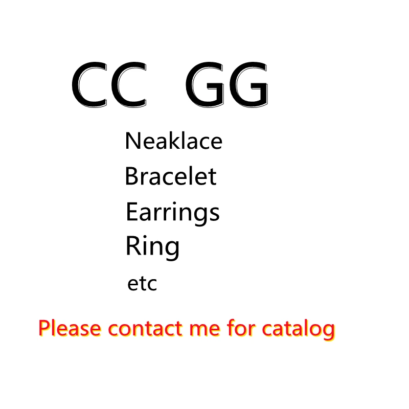 

High Quality Jewelry Silver 925 Simple Chain Jewelries And Assoceries Double CC Earrings Jewelry 2021 Women, Gold/silver/rose gold