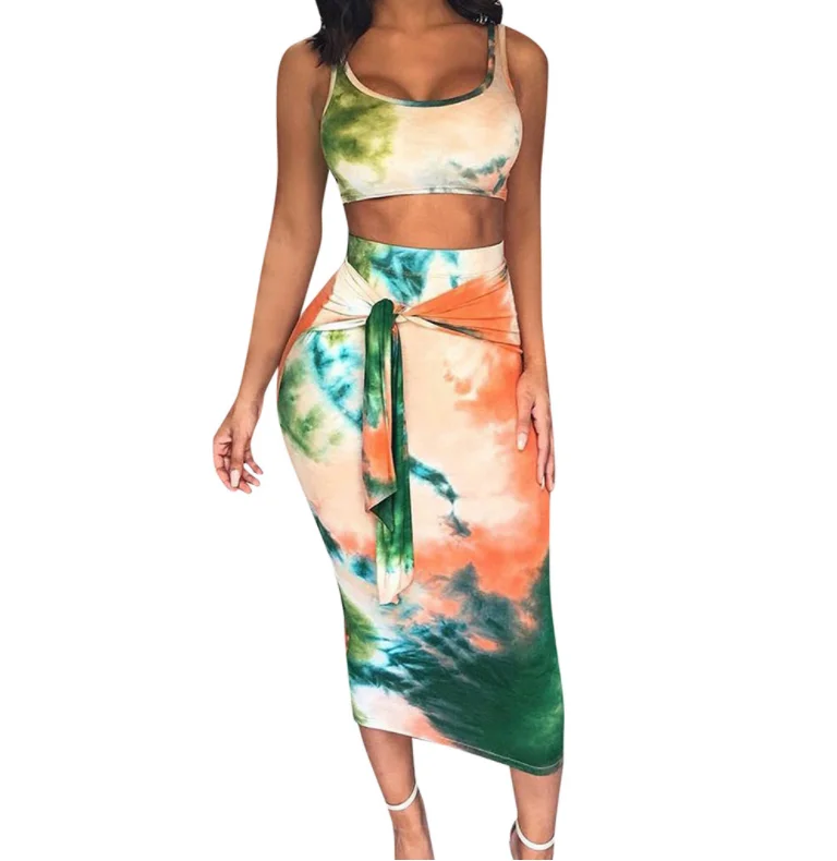 

Factory Price Wholesale Two Pieces Set Outfits Clothing For Women Apparel