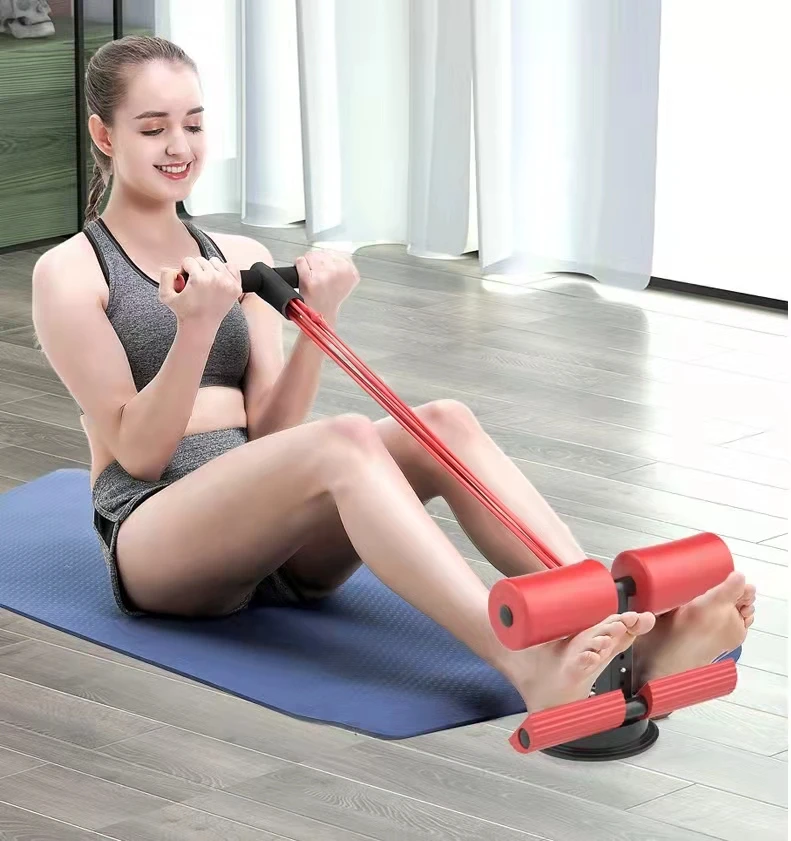 

Portable sit up bar sit up aid for floor sit ups assistant device auxiliary sucker type sit up exercise equipment, Red, blue, black, pink, purple