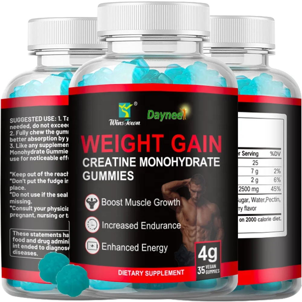 

Weight gain gummies creatine monohydrate Promote muscle growth Energy Gummy candy weight gain supplements soft fudge