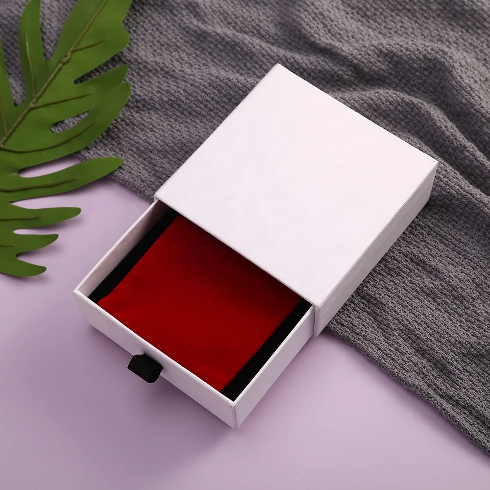 

8x10cm Personality Velvet Fabric Jewelry Drawstring Pouch Bag For Ring Storage And Display