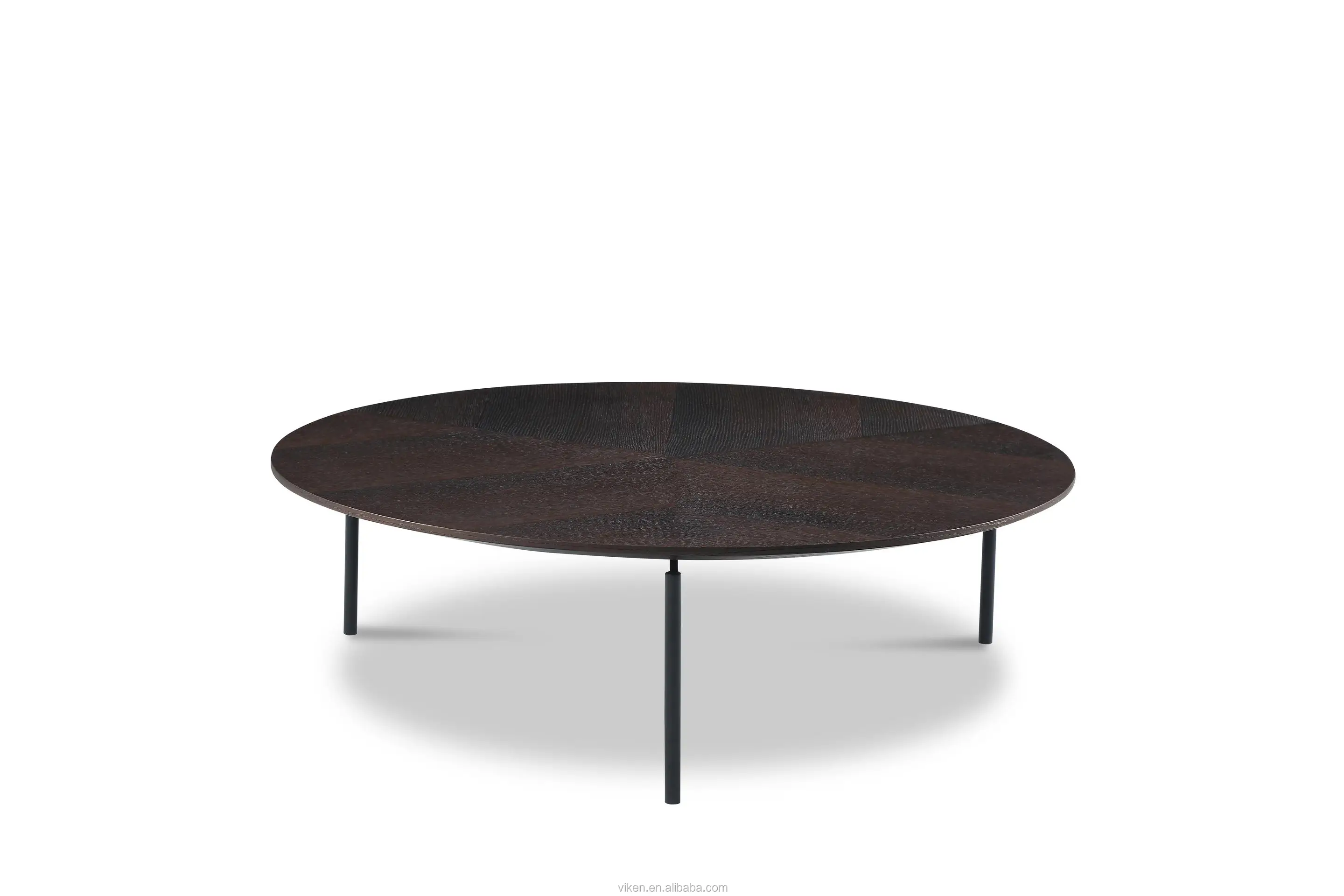 Round Shape Modern Design Living Room Furniture Center Table Wooden